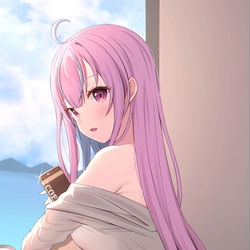 This is a pixiv picture whose title is 彼シャツあくたん(完).