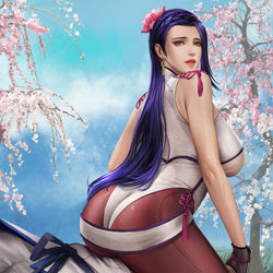 This is a pixiv picture whose title is KOF14-LUONG师娘.
