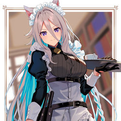 This is a pixiv picture whose title is 貴方に仕える万能メイド.