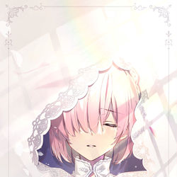 This is a pixiv picture whose title is 「予言の子」.