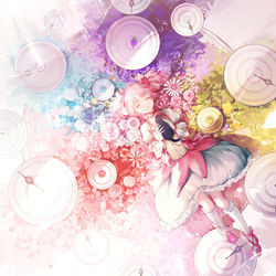 This is a pixiv picture whose title is MADOKA.