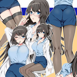 This is a pixiv picture whose title is 黄陽セリア/でんこ学園.