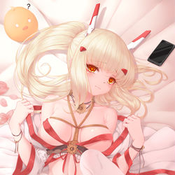 This is a pixiv picture whose title is blhx凌波 抱枕.