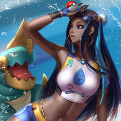 This is a pixiv picture whose title is Nessa.