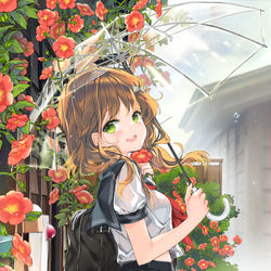 This is a pixiv picture whose title is ノウゼンカズラ.
