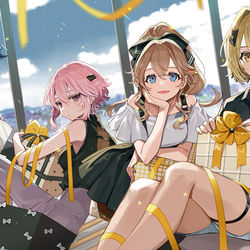 This is a pixiv picture whose title is 白夜極光.