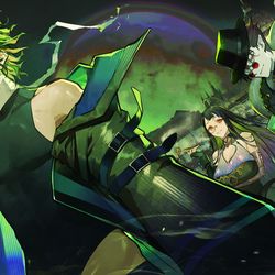 This is a pixiv picture whose title is 白夜極光.