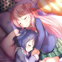 This is a pixiv picture whose title is 松坂さとう、神戸しお.