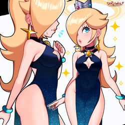 This is a pixiv picture whose title is Galaxy's Goddess Rosetta.