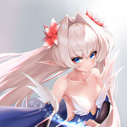 This is a pixiv picture whose title is フローラルエルフ.