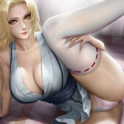 This is a pixiv picture whose title is Tsunade !.