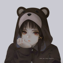 This is a pixiv picture whose title is Lain Iwakura.