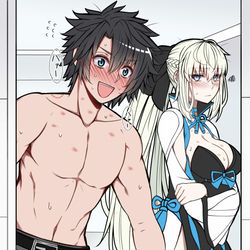 This is a pixiv picture whose title is ぐだモル.