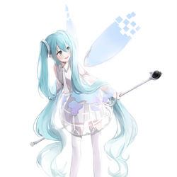 This is a pixiv picture whose title is 初音ミク.