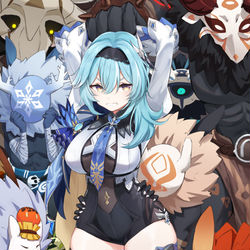 This is a pixiv picture whose title is エウルアとヒルチャール.