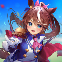 This is a pixiv picture whose title is トウカイテイオー.