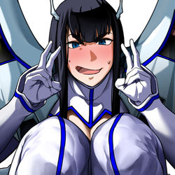 This is a pixiv picture whose title is 鬼龍院皐月　kiryuin satsuki.