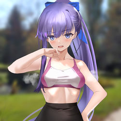 This is a pixiv picture whose title is トレーニングメルト.