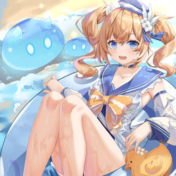 This is a pixiv picture whose title is 泳装芭芭拉.