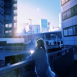 This is a pixiv picture whose title is 真夜中の底で君を待つ　1.