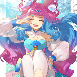 This is a pixiv picture whose title is ゆらめくオーシャン.