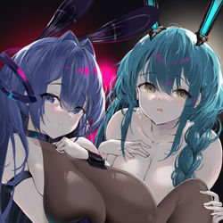 This is a pixiv picture whose title is バニー.