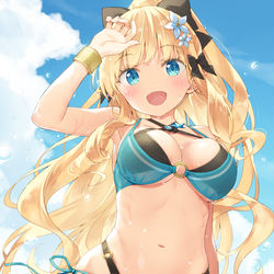 This is a pixiv picture whose title is 水着サレンママ.