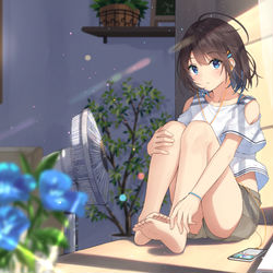 This is a pixiv picture whose title is 夏.