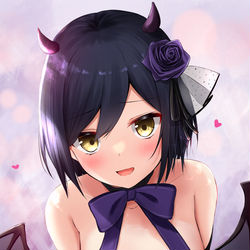 This is a pixiv picture whose title is サキュバス凛.