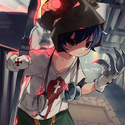 This is a pixiv picture whose title is The Doctor is in :3.