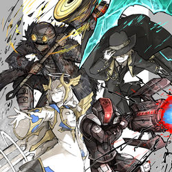 This is a pixiv picture whose title is DAY46「力の証明」.