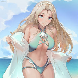This is a pixiv picture whose title is ビキニ.