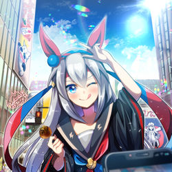 This is a pixiv picture whose title is 【ウマ娘】タマモクロス.