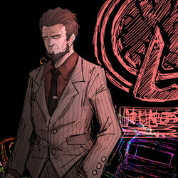 This is a pixiv picture whose title is DAY47「倦怠と待望」.