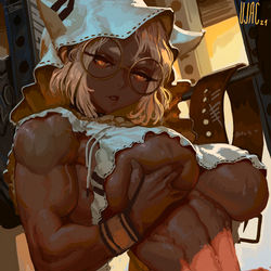 This is a pixiv picture whose title is big arms.