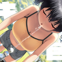 This is a pixiv picture whose title is ガキ巨乳💢53.