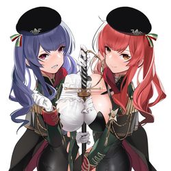 This is a pixiv picture whose title is ザラとポーラ.