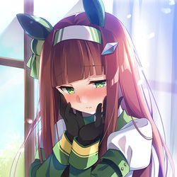 This is a pixiv picture whose title is サイレンススズカ.