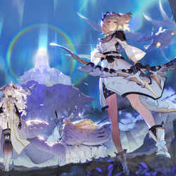 This is a pixiv picture whose title is 白夜極光03.
