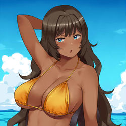 This is a pixiv picture whose title is ジロジロ見るな…！！.