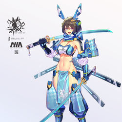 This is a pixiv picture whose title is ビキニアーマー.