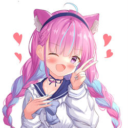 This is a pixiv picture whose title is 湊あくあちゃん.