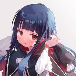 This is a pixiv picture whose title is 雪美.