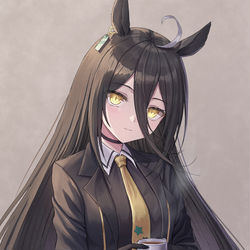 This is a pixiv picture whose title is マンハッタンカフェ.