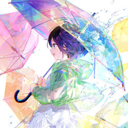 This is a pixiv picture whose title is 雨のち晴れ.