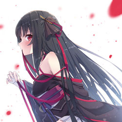 This is a pixiv picture whose title is 夜々.