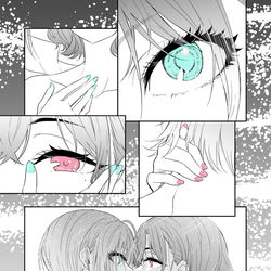 This is a pixiv picture whose title is ナイロンの糸.