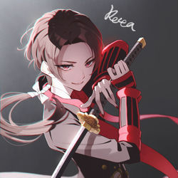 This is a pixiv picture whose title is 紅.