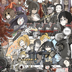 This is a pixiv picture whose title is ページの向こう側.