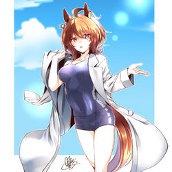 This is a pixiv picture whose title is タキオン！！！！.